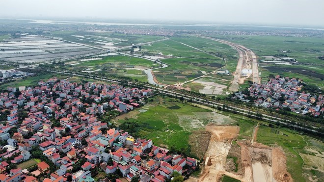 The auction of 11 plots of land in Me Linh district (Hanoi) had the highest winning price of over 97.5 million VND/m2. Illustration photo: Cao Nguyen