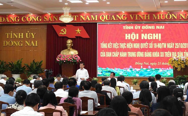 Dong Nai approves plan to reorganize political system. Photo: HAC