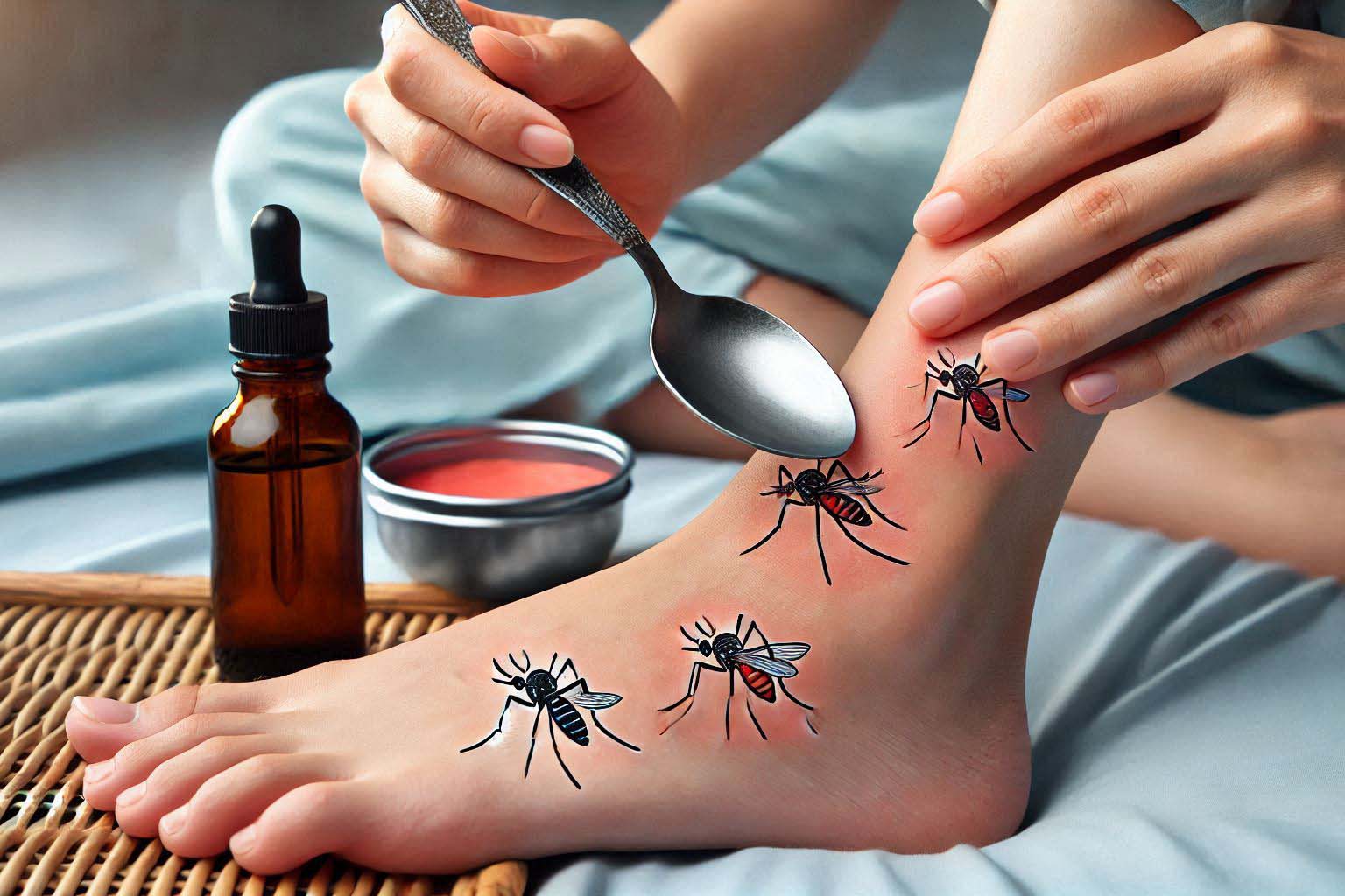 Although some people advocate the heat method, the risk of burns can be more harmful than the initial mosquito bite. Photo - AI: Ngoc Thuy