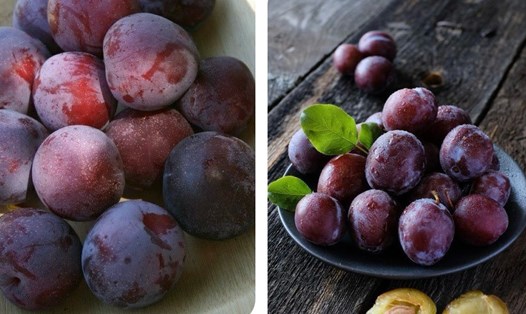 Mận là kẻ thù của những người muốn kiểm soát axit uric. Đồ họa: Hương Giang