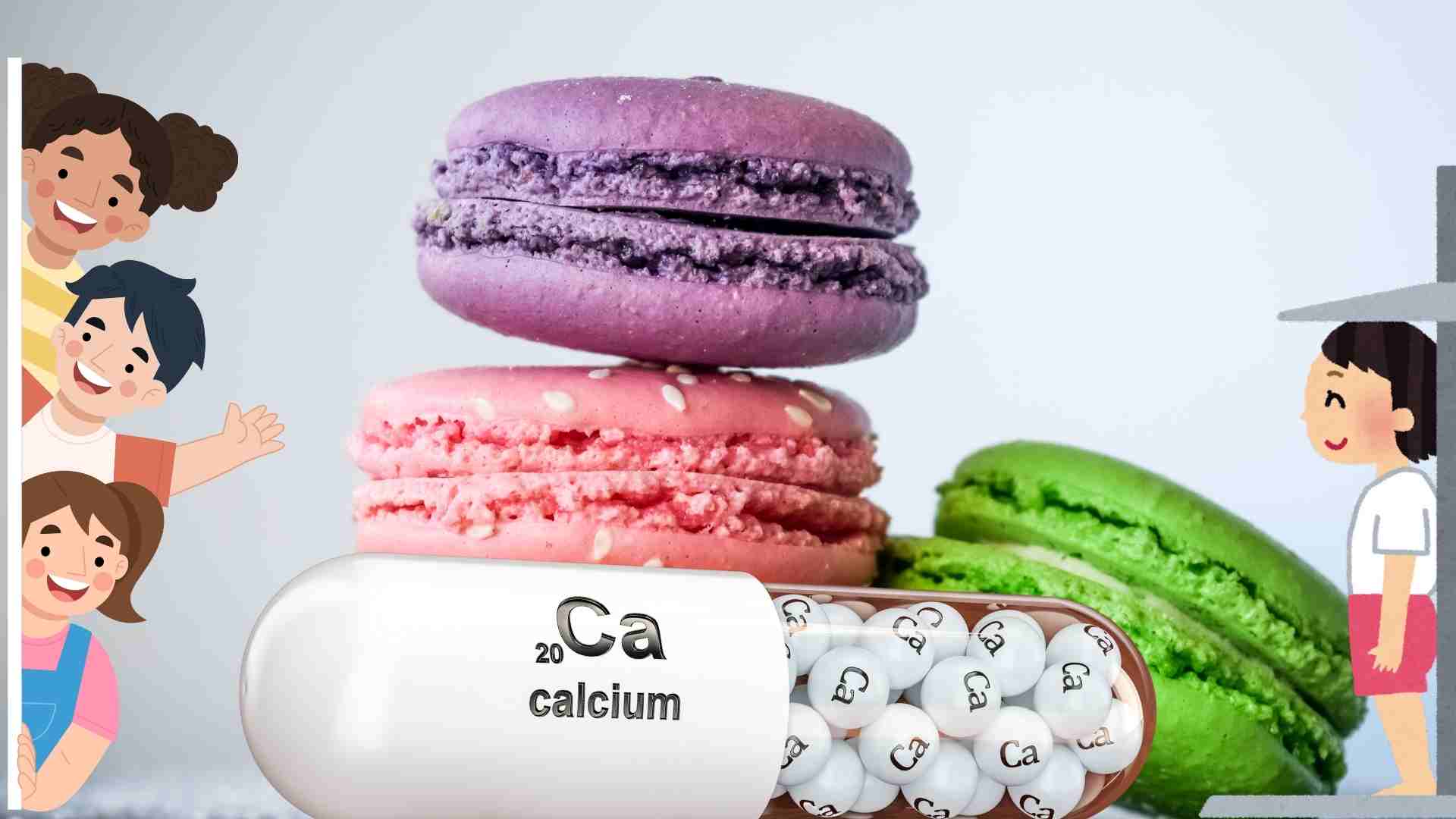 Children need to be properly supplemented with calcium. Graphics: Ha May