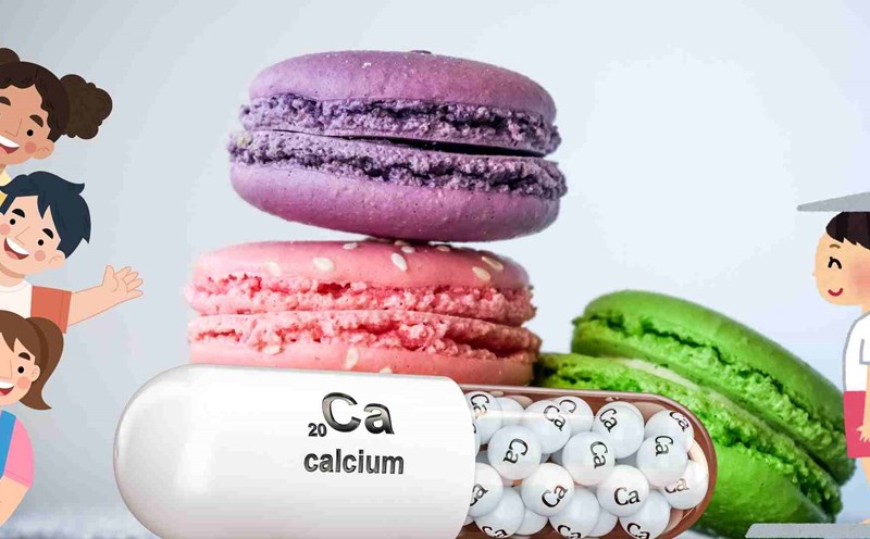 Children need to be properly supplemented with calcium. Graphics: Ha May