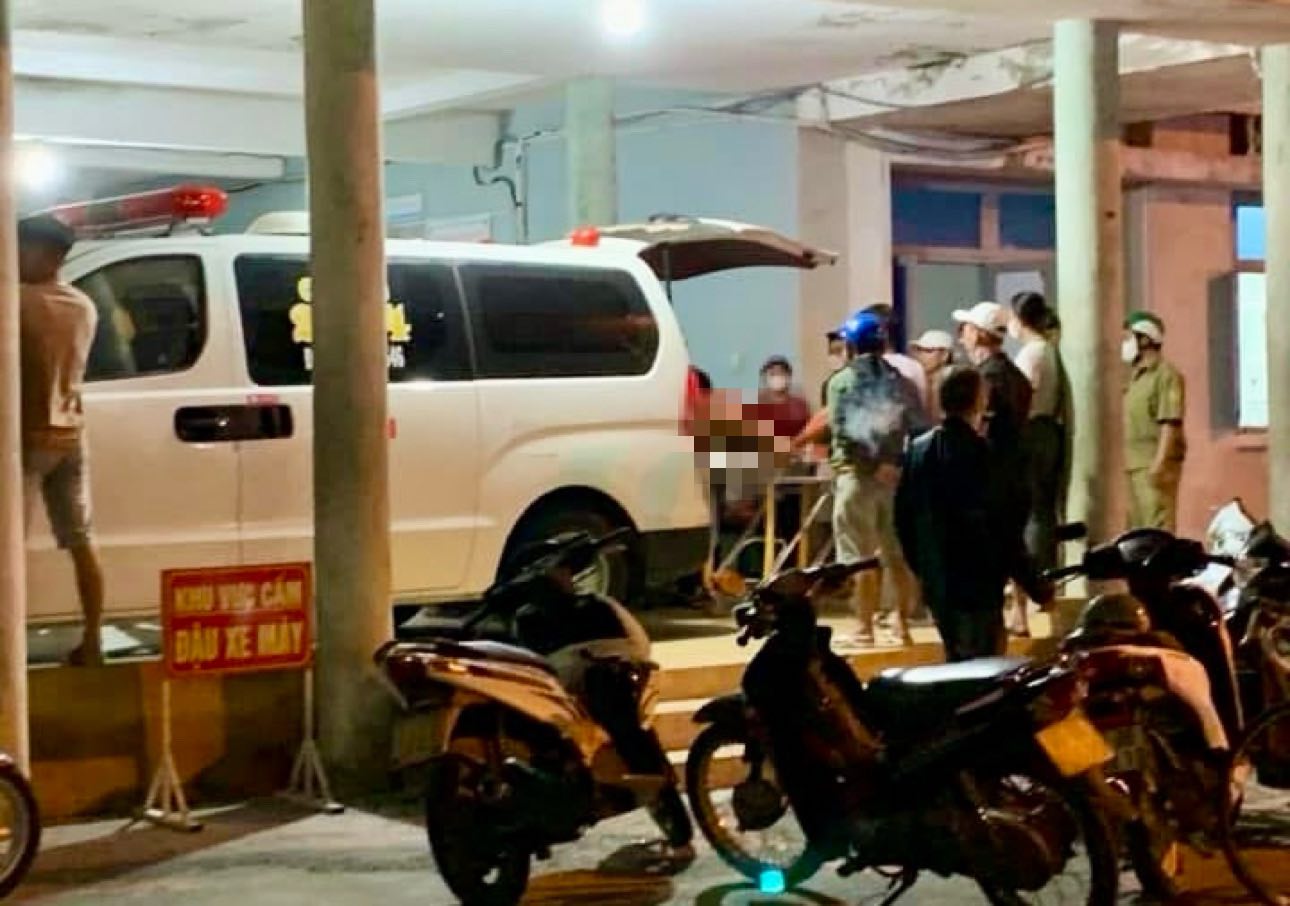 Thi the nan nhan tai benh vien da khoa khu vuc La Gi. Anh: Nguoi dan cung cap