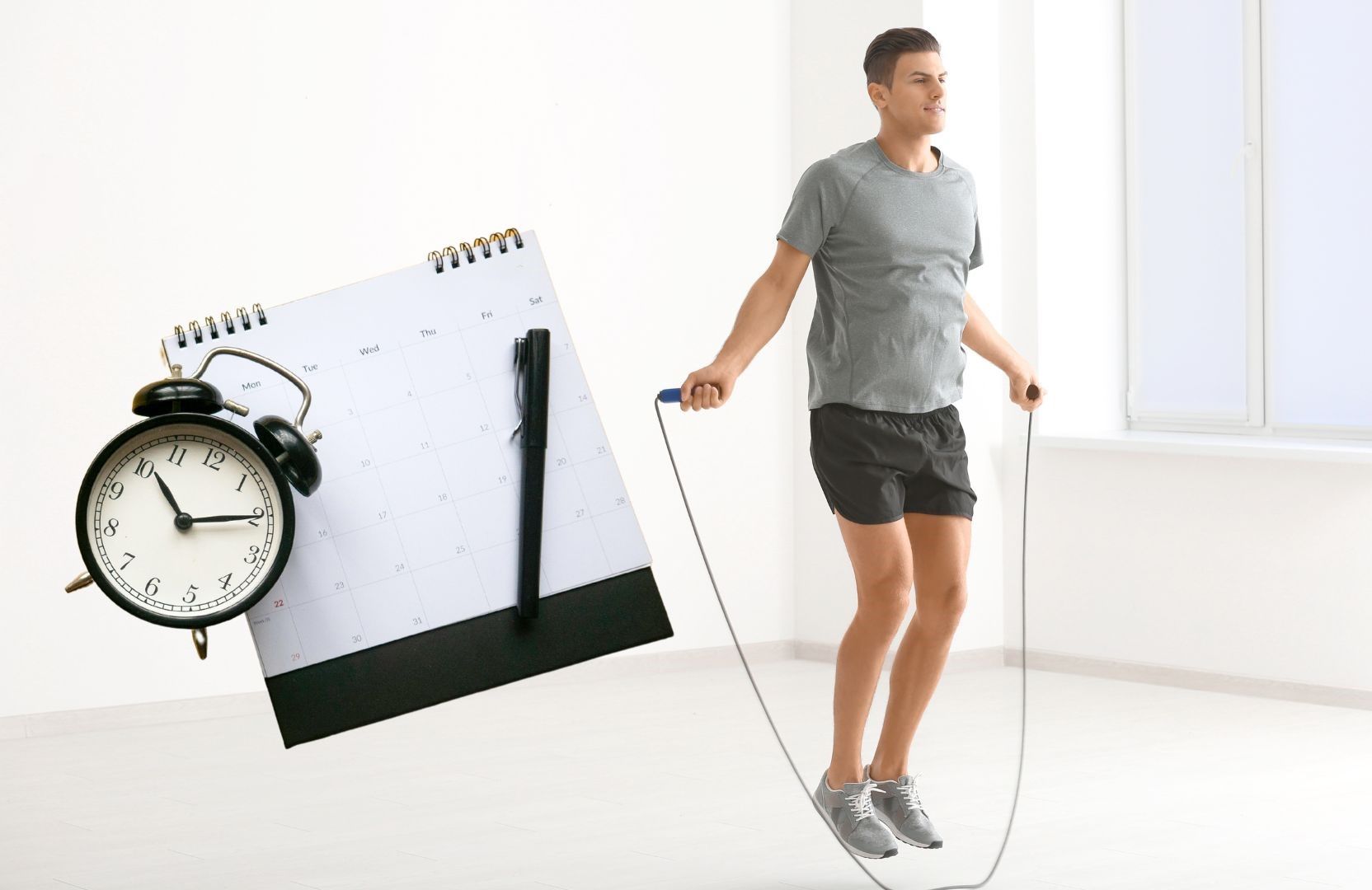 Jumping rope helps reduce visceral fat. Graphics: Thanh Thanh