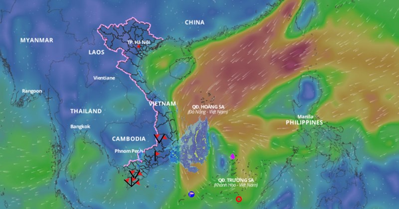 Nhận định mới nhất kịch bản áp thấp nhiệt đới trên Biển Đông