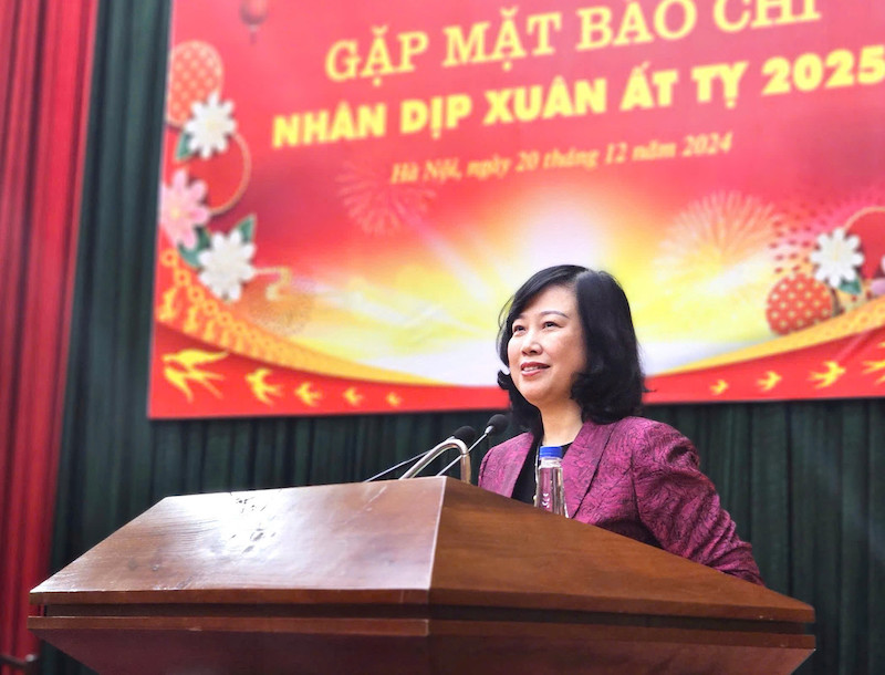 The Minister of Health said that the reorganization of the apparatus is the responsibility and joint participation of all officials and employees of the Ministry of Health. Photo: Tran Minh