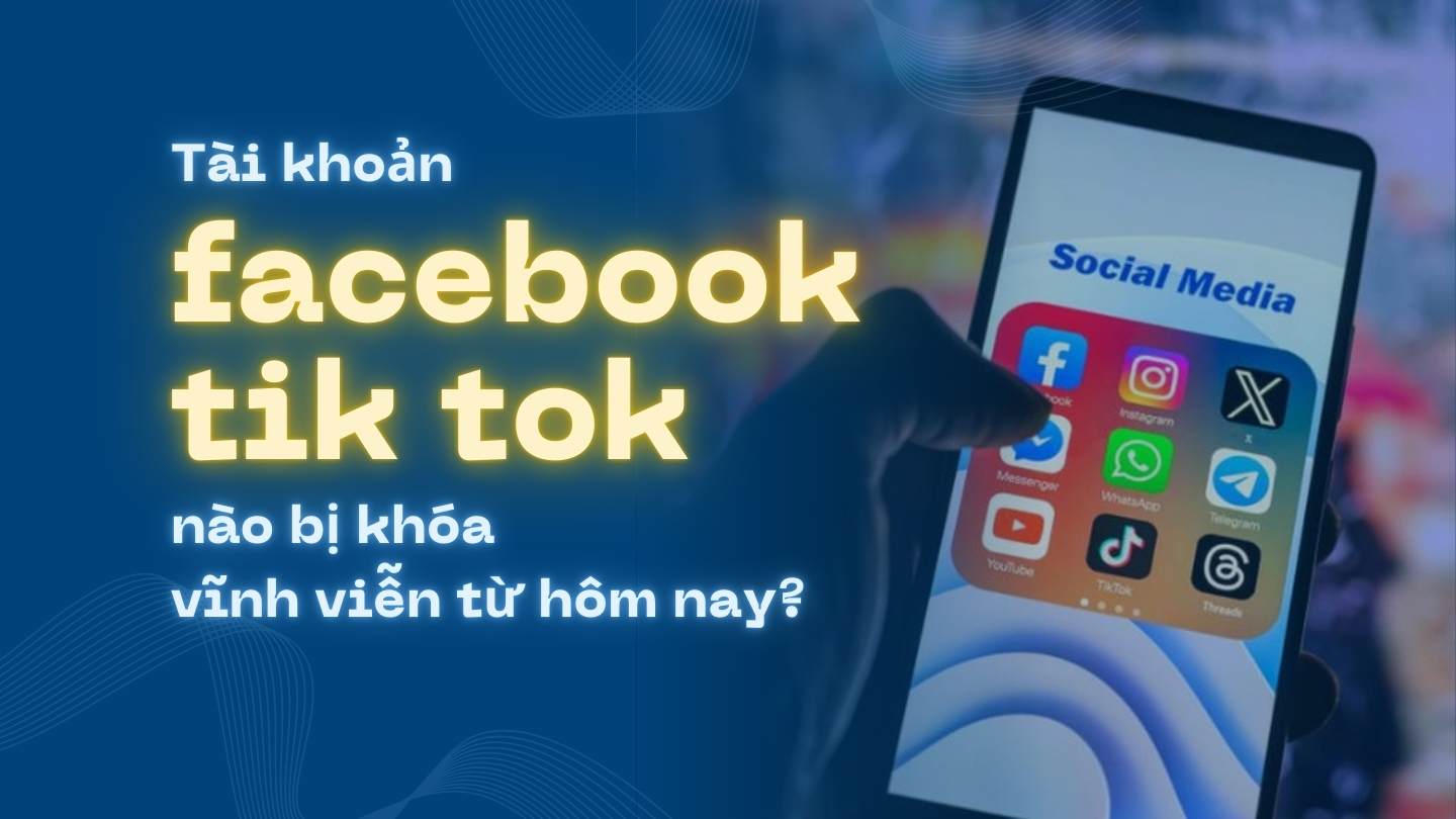 Which Facebook and TikTok accounts will be permanently locked from today?