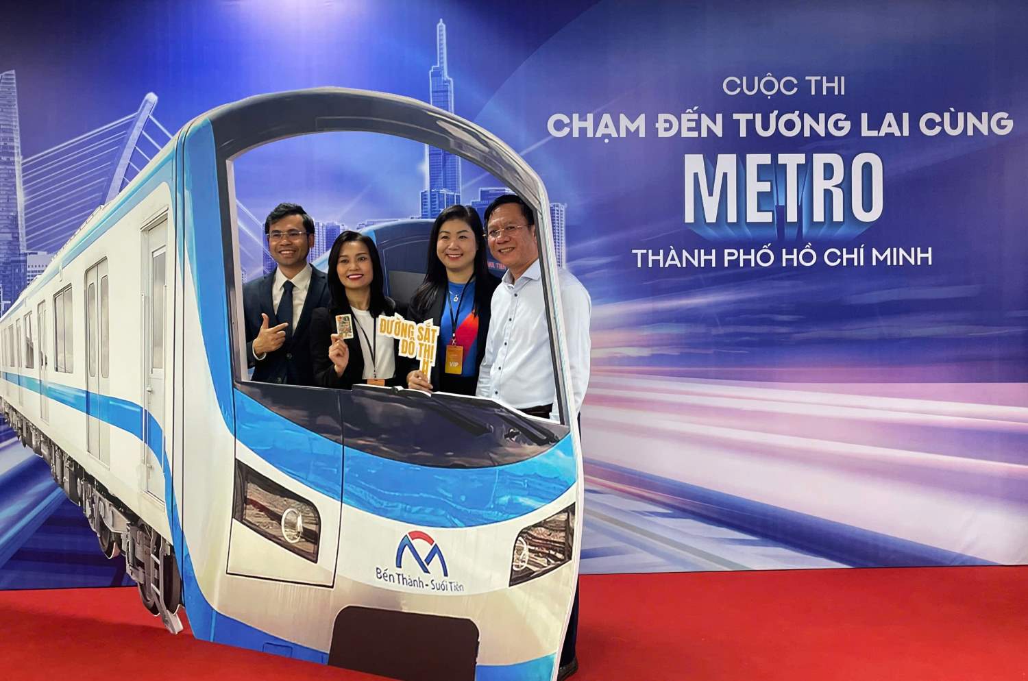 Ho Chi Minh City launched the contest "Touch the future with Metro" from December 22 to January 20, 2025. Photo: Minh Quan