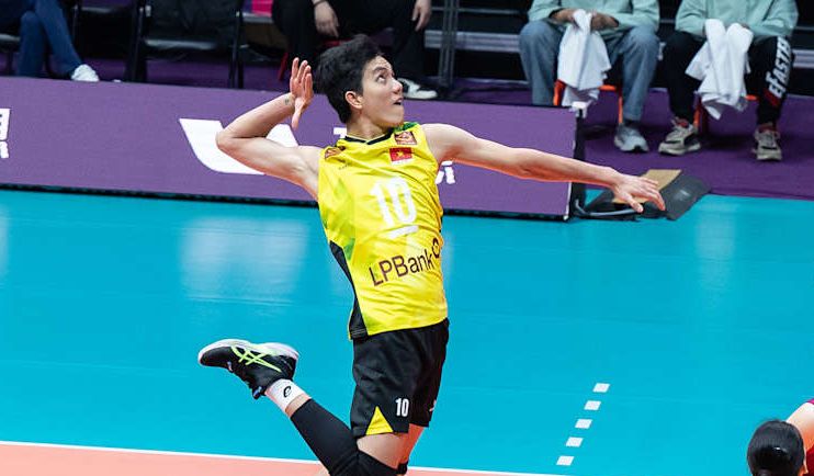 Opposite Bich Tuyen at the 2024 World Club Volleyball Championship. Photo: FIVB