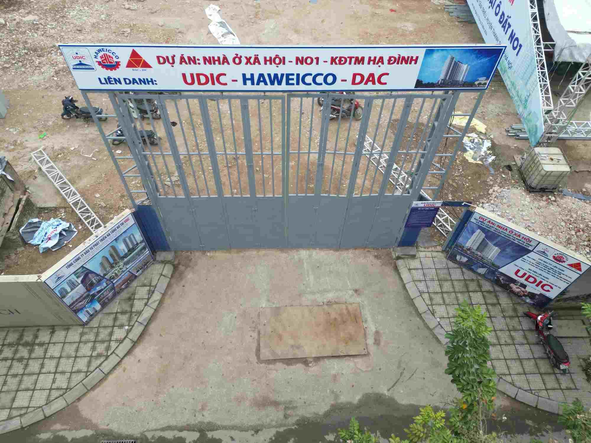 Social housing project at land plot NO1 of Ha Dinh urban area (Tan Trieu commune, Thanh Tri district, Hanoi). Photo: Thuy Duong