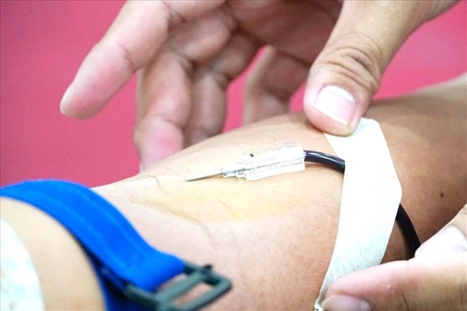 Hai Duong organized the collection of at least 26,000 units of blood to strive to complete the mobilization target. Photo: Yen Phuong