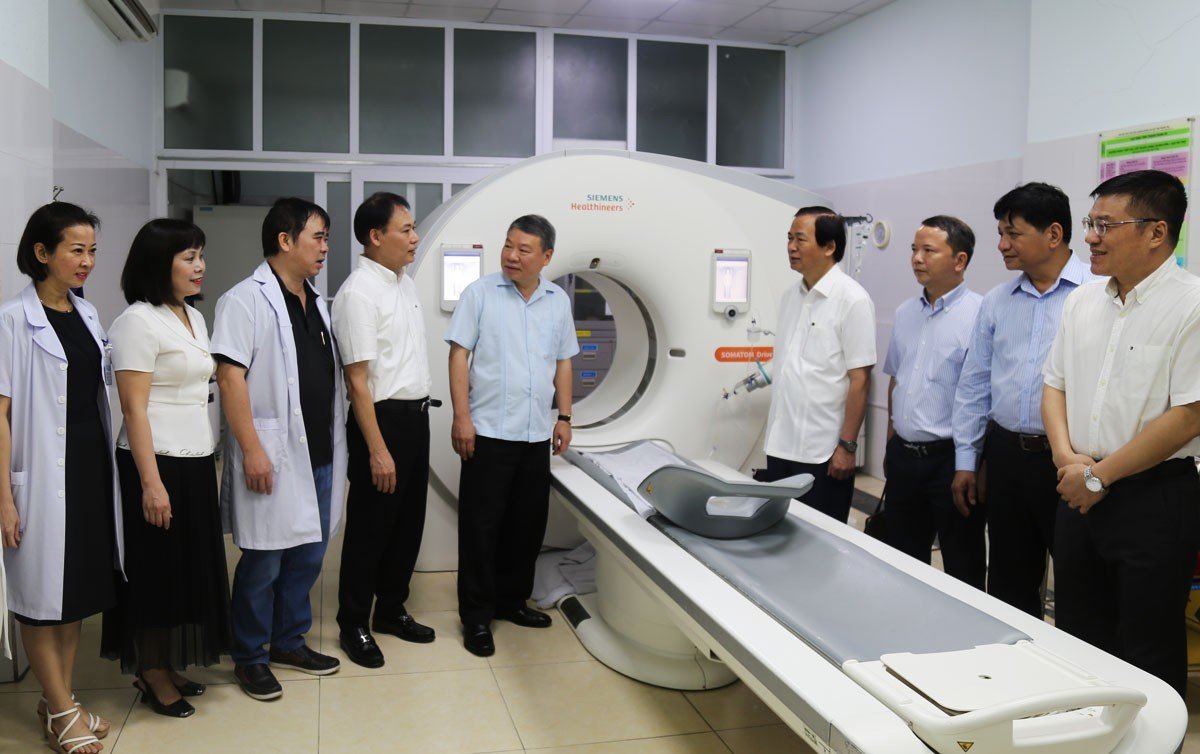 The working group of the Central Committee for the Protection and Care of Officials' Health worked at the Department of Internal Medicine 4, Viet Tiep Friendship Hospital. Illustrative photo: Hai Phong Portal