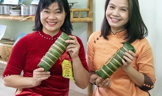 Bánh tét Huế. Ảnh: Quảng An