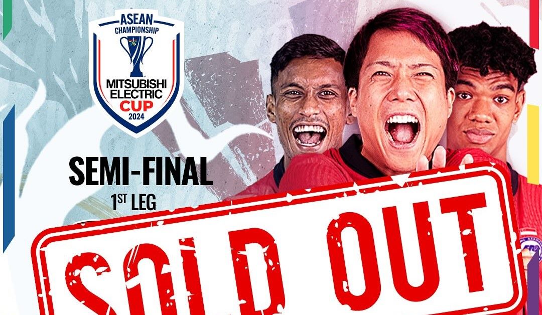 FAS announced that all tickets for the first leg of the semi-final between Singapore and Vietnam have been sold out. Photo: FAS