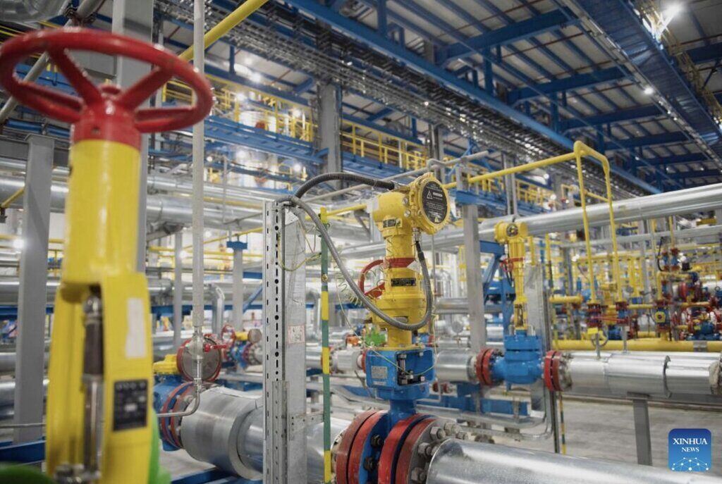 Russian gas field in Irkutsk, which connects to the Power of Siberia pipeline. Photo: Xinhua