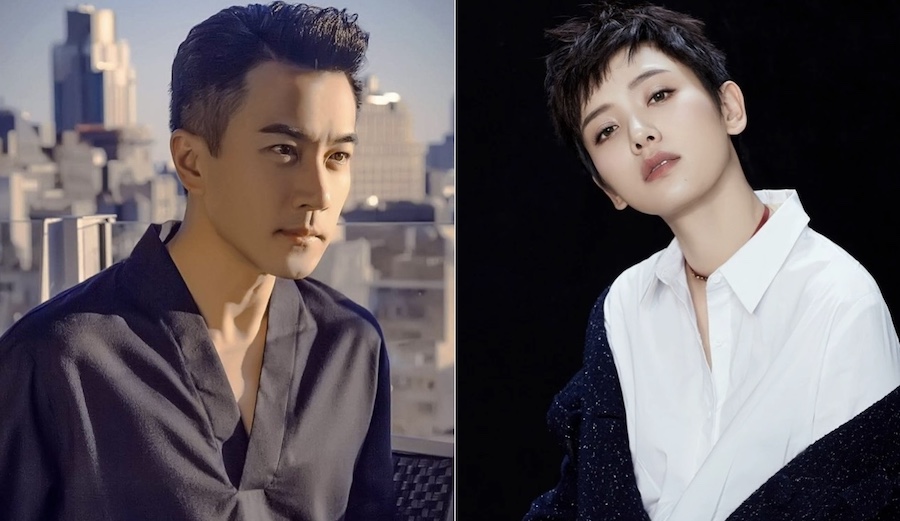 Rumors are spreading that Liu Kaiwei - Duong Mich's ex-husband broke up with his new girlfriend Ly Hieu Phong. Photo: Weibo