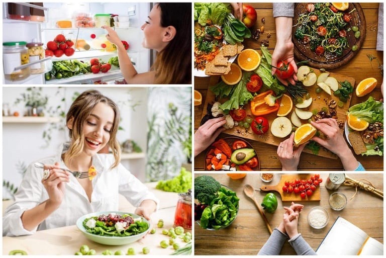 Balancing nutrients and calories in your diet helps you stay healthier. Graphics: Anh Nhien