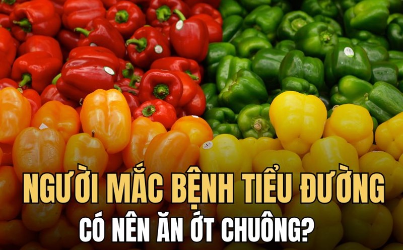 Bell peppers have many health benefits, especially good for people with diabetes. Graphics: Hoai Lan