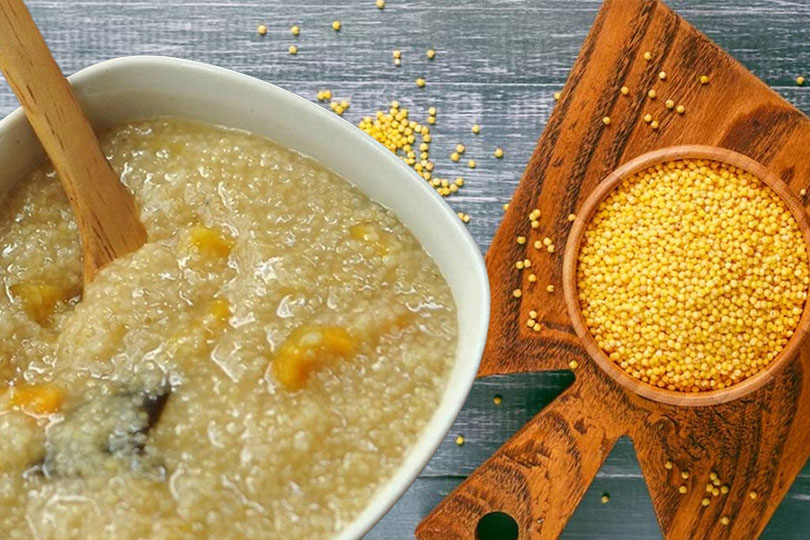 Health benefits of millet for babies. Graphics: Thien Nhan