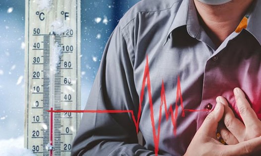 Thời tiết lạnh, ít vận động và chế độ ăn uống không lành mạnh dễ làm tình trạng cholesterol cao trở nên nghiêm trọng hơn. Đồ hoạ: Thiện Nhân