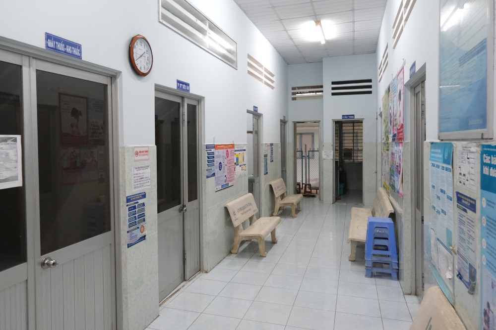 A medical station without patients in Dong Thap. Photo: Phong Linh