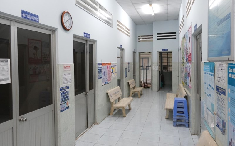 A medical station without patients in Dong Thap. Photo: Phong Linh