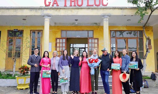 Quảng Bình đón đoàn khách du lịch tàu hỏa 5 sao. Ảnh: Xúc tiến du lịch Quảng Bình