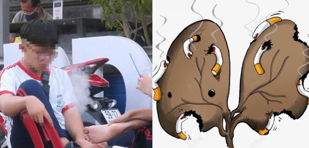 The danger of new tobacco products entering schools. Graphics: Huong Giang