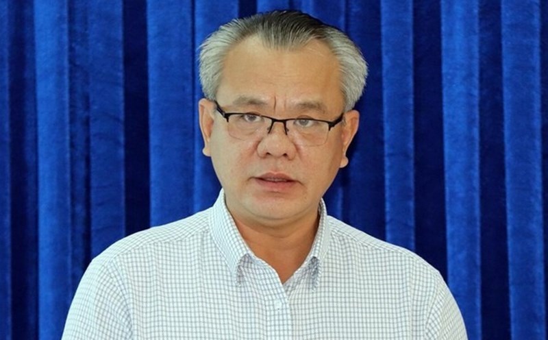 Mr. Bui Quoc Nam - Director of Bac Lieu Department of Health was disciplined with a warning. Photo: Van Du