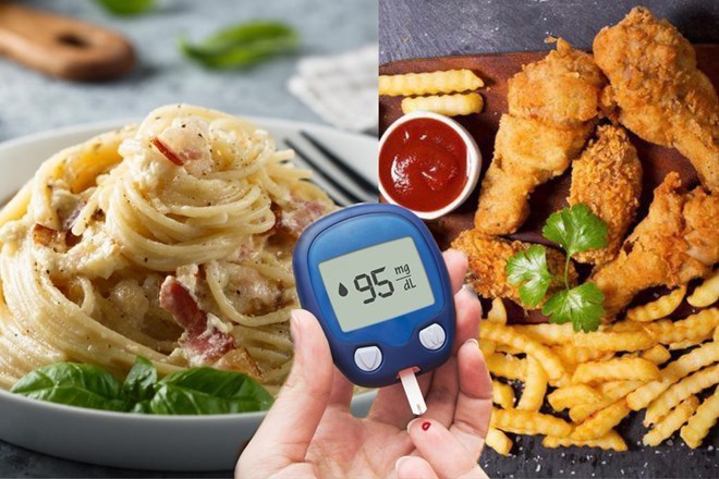 Daily eating mistakes can increase blood sugar. Graphics: Phuong Anh.