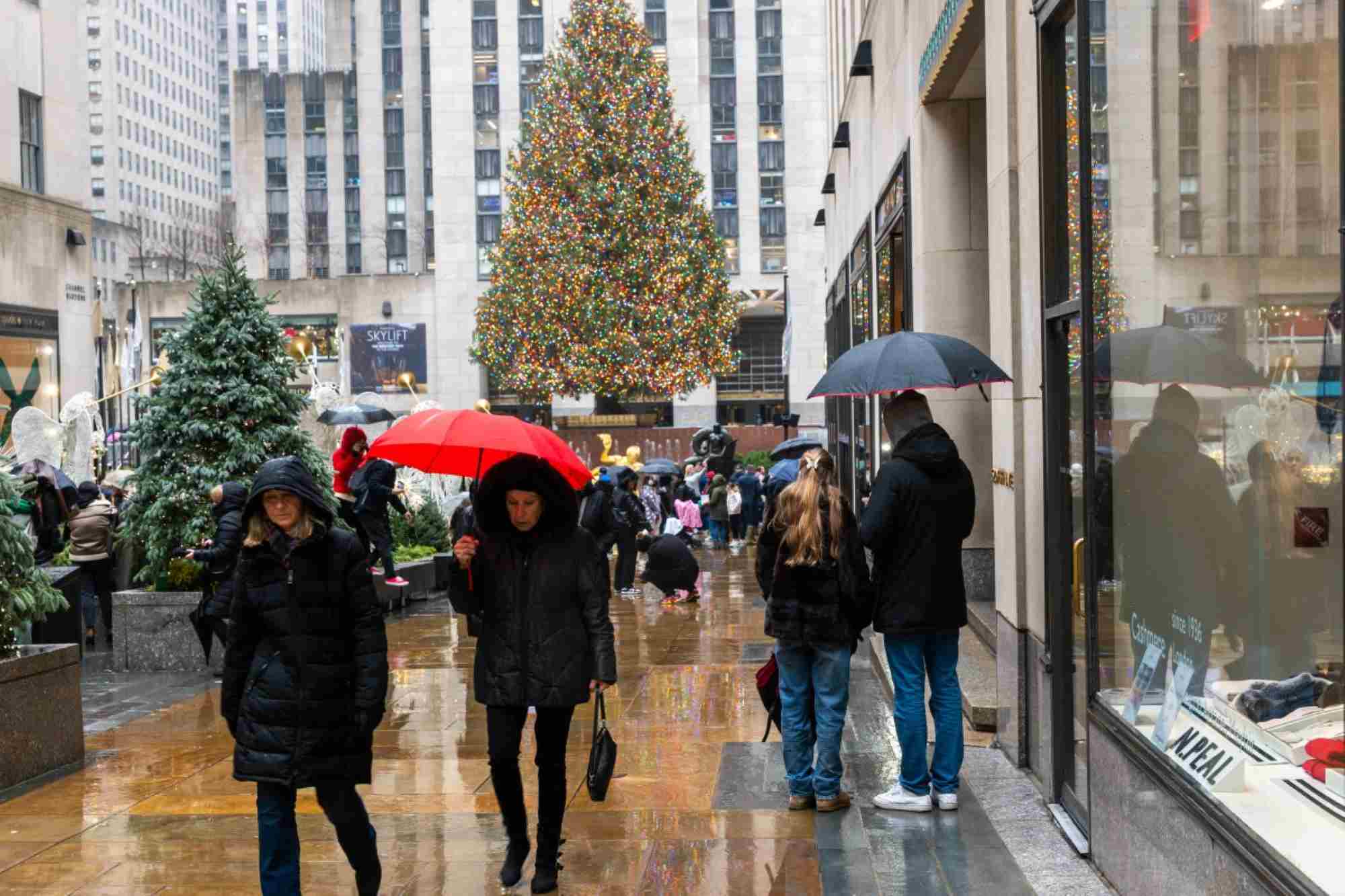 New York, USA streets on Christmas 2024. Photo: AFP