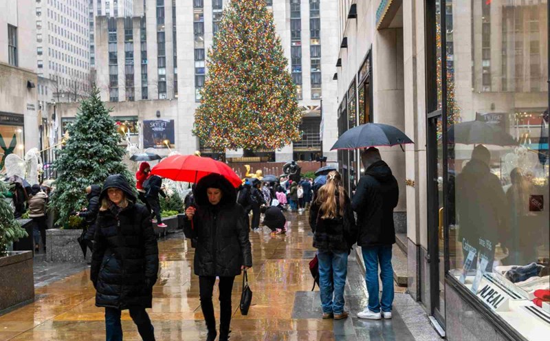 New York, USA streets on Christmas 2024. Photo: AFP