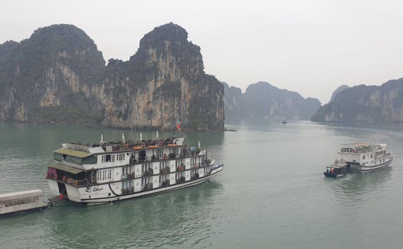 Cruise ship on Ha Long Bay. Photo: Nguyen Hung