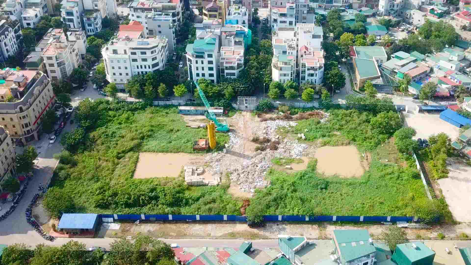 Social housing project area NO1 Ha Dinh recorded at the end of September 2024. Photo: Tuyet Lan