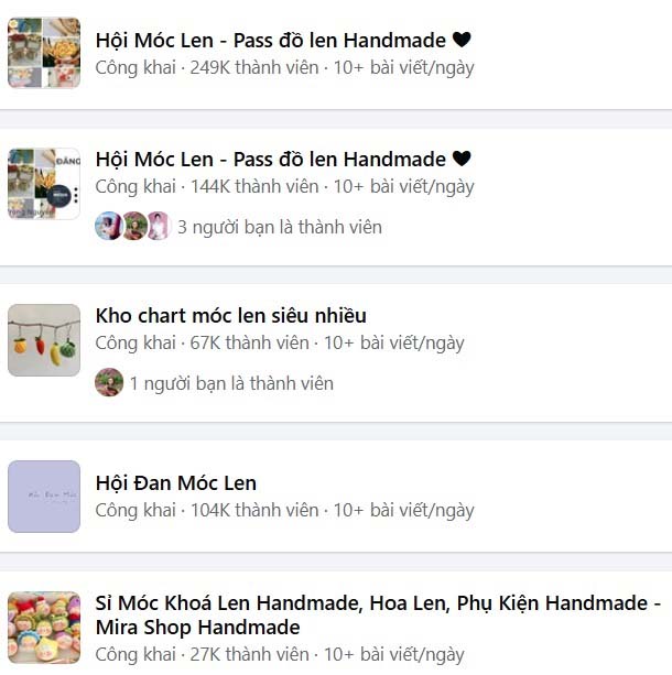 Hoi nhom cong dong dan len thu cong dong dao tren khong gian mang. Anh chup man hinh.