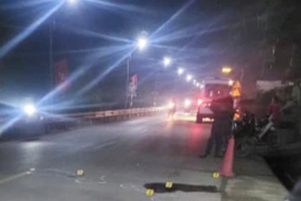 The scene of the accident that killed Ms. H. Photo: Duc Quyen.