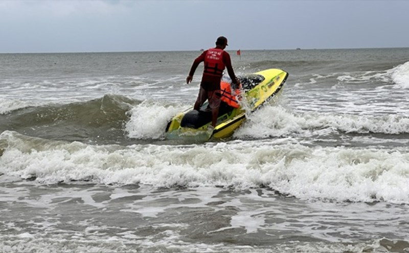 Phan Thiet sea, Binh Thuan is forecast to be affected by storm No. 10. Photo: Duy Tuan