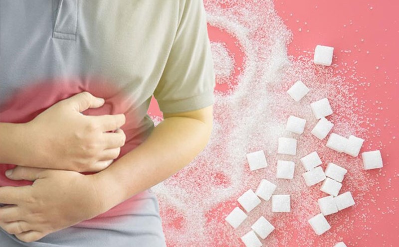 Sugar is a common food in households, but consuming too much can cause digestive discomfort, with bloating being a common symptom. Graphics: Thien Nhan