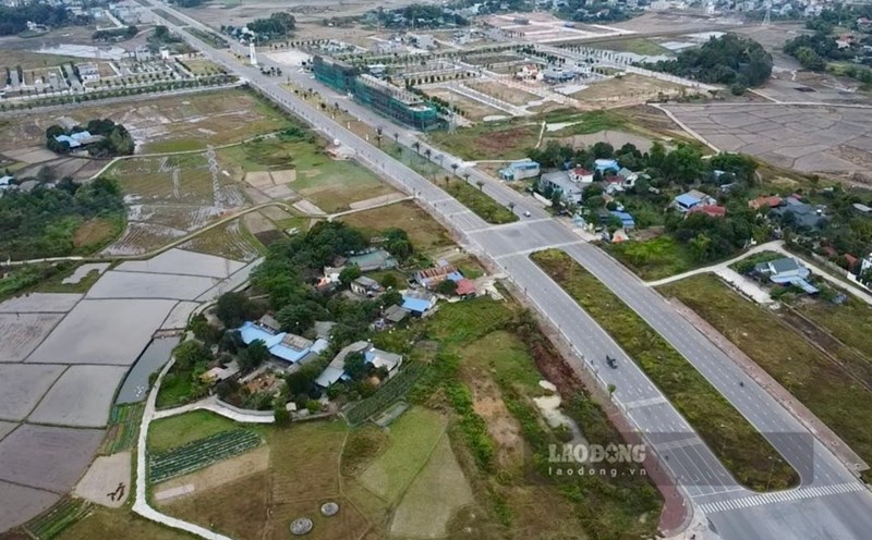 The extension of the Thang Loi road project has resulted in many leaders of Song Cong City being disciplined and expelled from the Party. Photo: Viet Bac