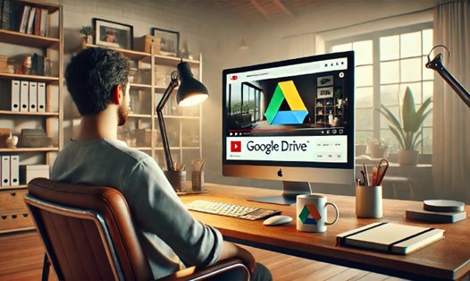 Google Drive cập nhật thêm tính năng phát video ngay khi tải lên. Ảnh minh họa tạo bởi AI