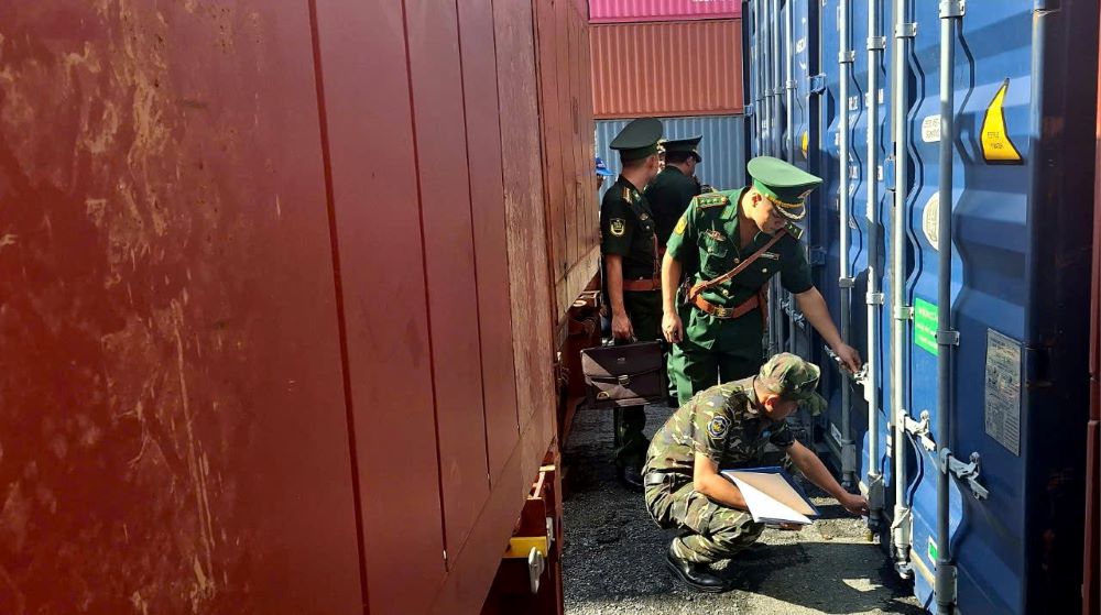 Da Nang improves the effectiveness of border guard work at the port. Photo: Doan Quang
