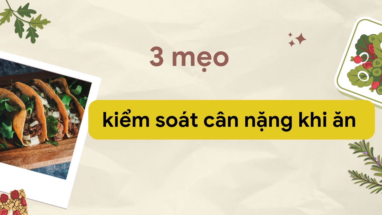 Eating slowly and focusing helps control weight effectively. Photo collage: HUONG SON