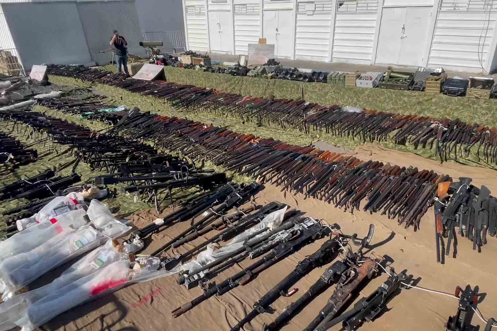 Hezbollah weapons. Photo: Israeli Army