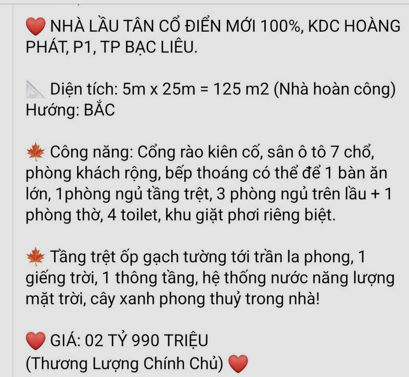 Nha hoan cong tai Khu dan cu Hoang Phat, Bac Lieu co gia hap dan nhung giao dich cung kho. Anh: Nhat Ho