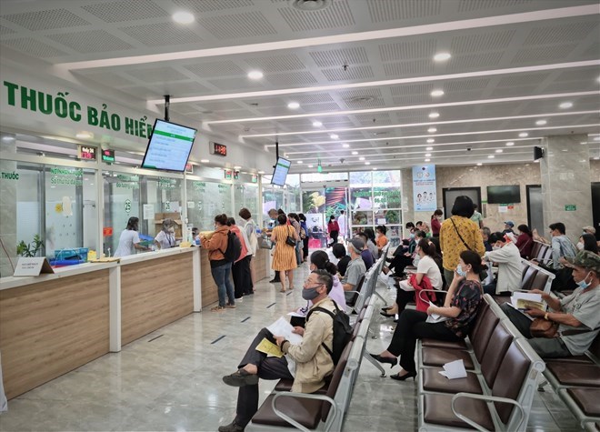 The rate of people participating in health insurance in Hai Duong is estimated at 93.8%. Illustrative photo: Nam Duong