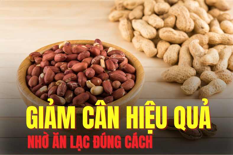 Eating peanuts properly can effectively support weight loss. Graphics: Hai Ly