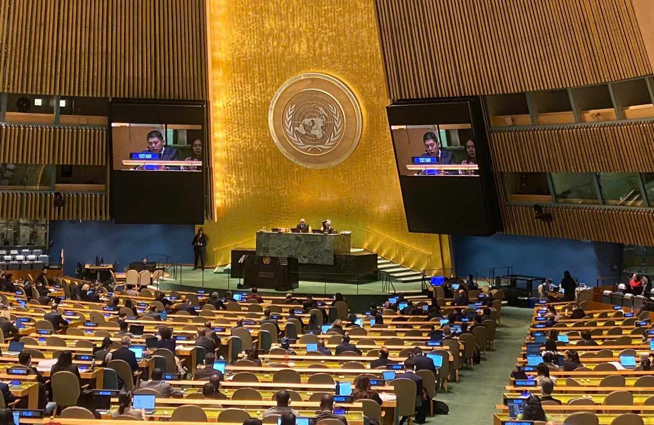 The United Nations General Assembly adopted the United Nations Convention on Cybercrime. Photo: Ministry of Foreign Affairs