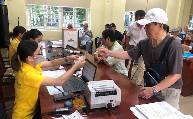 Social Insurance Agency pays combined pensions for January and February 2025. Illustration photo: Bao Han