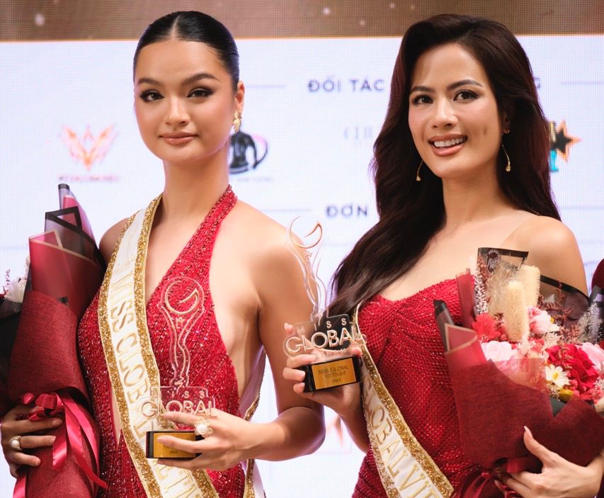 Nhu Van and Thuy Hang will compete in Miss Global in 2024 and 2025. Photo: Organizing Committee.