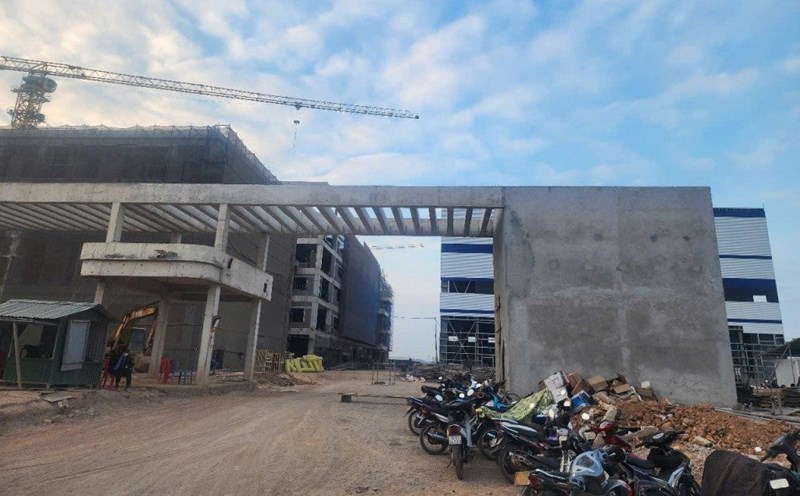 Hang Huy Labor Protection Products Project in Village 1, Quang Phong Commune, Hai Ha District - where the accident occurred that killed a female worker. Photo: Huu Viet